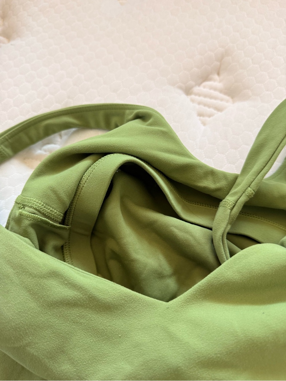 lululemon athletica Olive Green V-Neck Tank - Picture 5 of 6